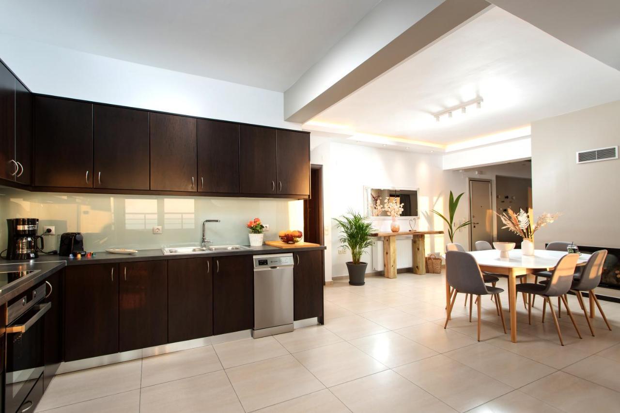 Overview Chania With Sea View And Amazing Sunset Apartament