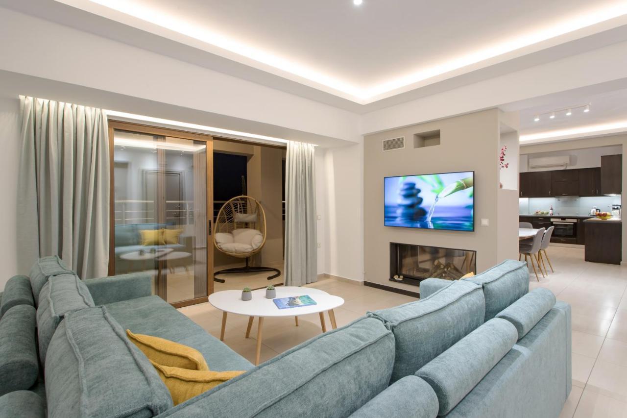 Overview Chania With Sea View And Amazing Sunset Apartament